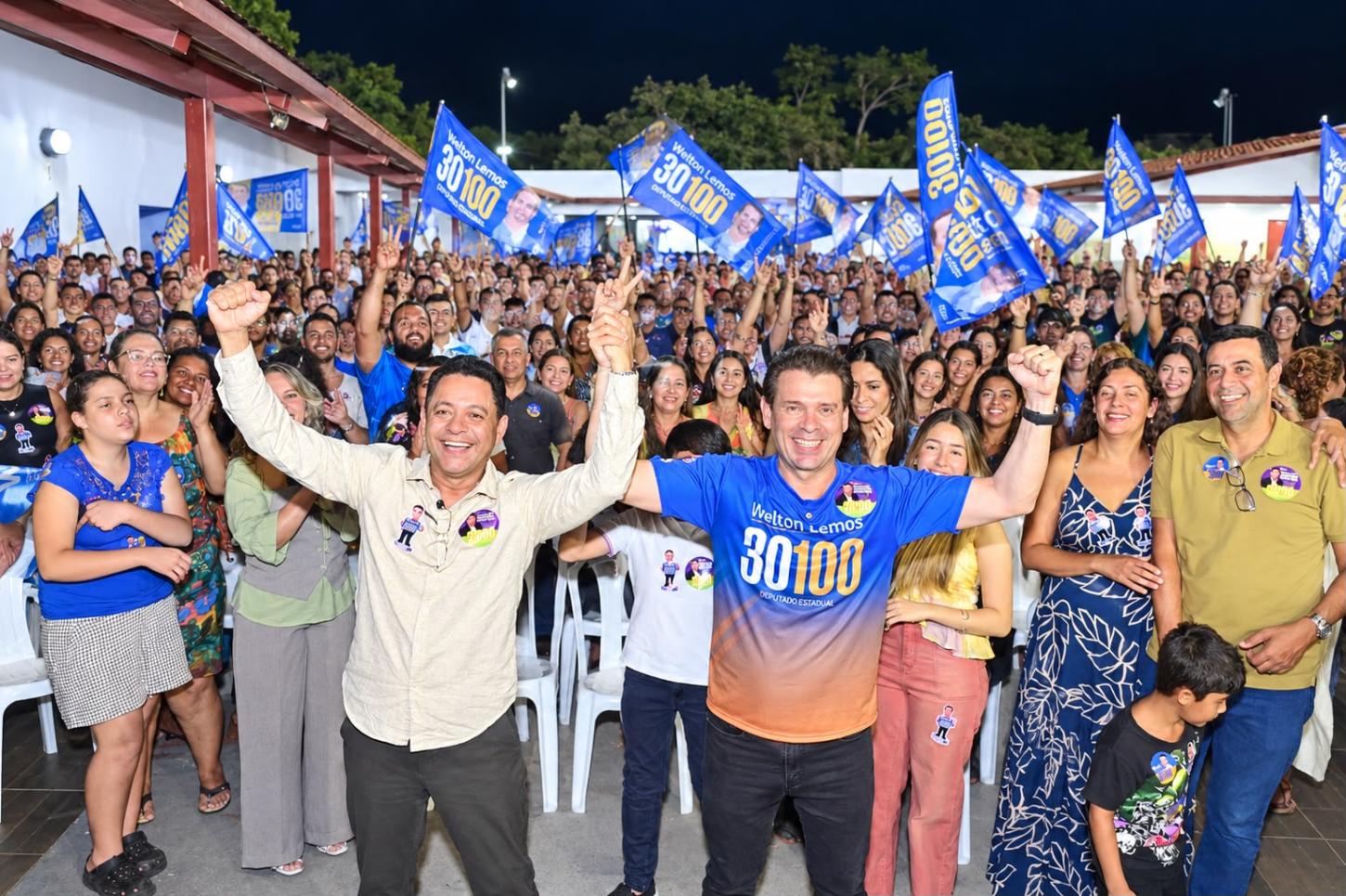 Welton Lemos e Samuel Santos reúnem mais de 700 pessoas em noite de alegria e compromisso no Jardim Novo Mundo