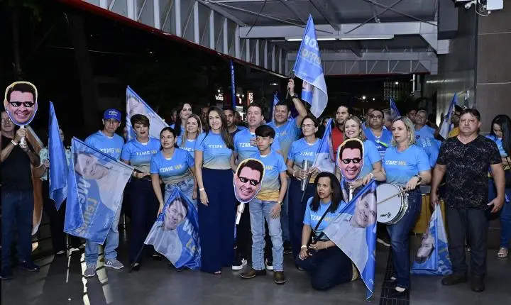 Batuques, energia e protagonismo: Welton Lemos marca a convenção do Novo em Goiás
